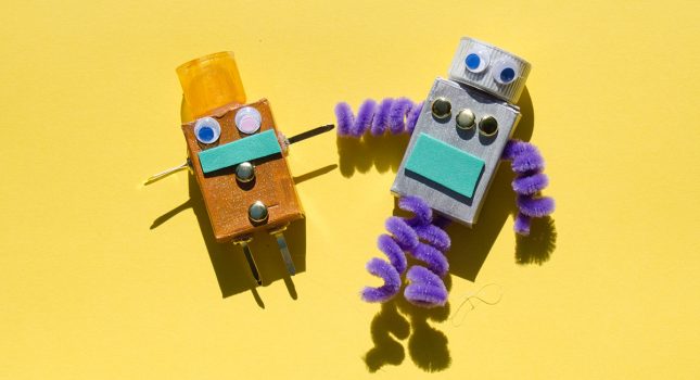 recycled-mini-robots