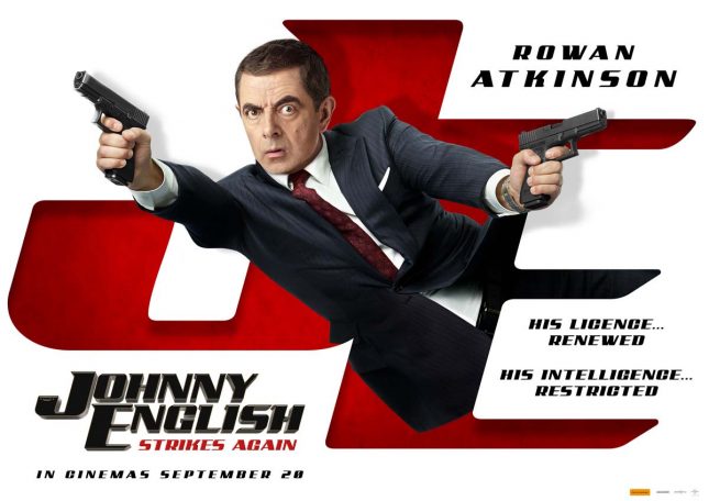 Win a double pass JOHNNY ENGLISH STRIKES AGAIN