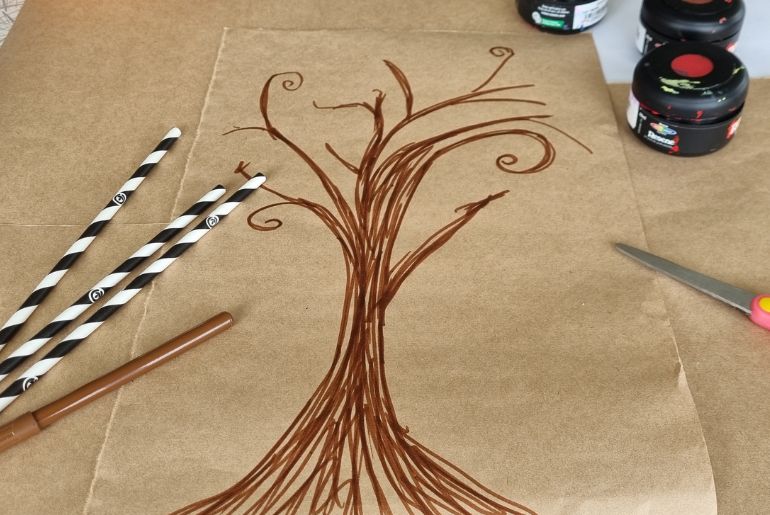 Autumn Tree Art Craft Project Kiwi Families