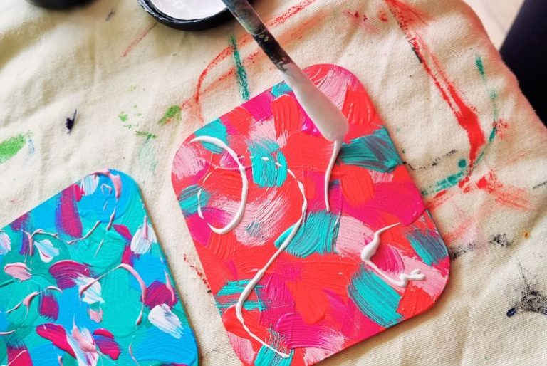 DIY Painted Coasters
